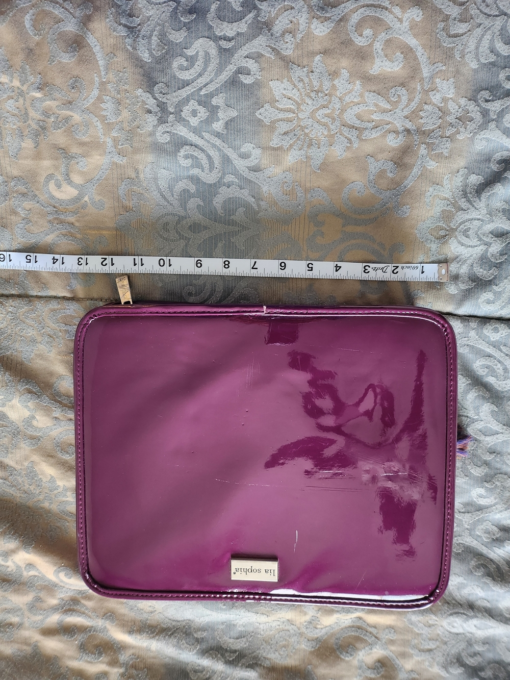 Lia Sophia Glossy Fuchsia Patent Tablet Sleeve